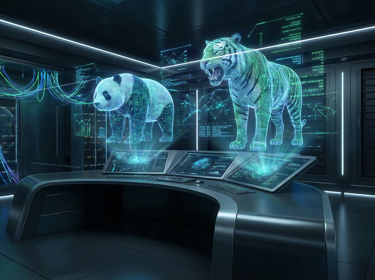 网红AI动物视频